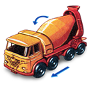 Foden Concrete Truck with Movement icon